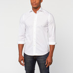 Cotton Slim Fit Dress Shirt // White (US: 17.5R)