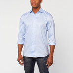 Cotton Slim Fit Dress Shirt // Powder Blue (US: 17R)