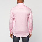 Cotton Slim Fit Dress Shirt // Bright Pink (US: 15.5R)