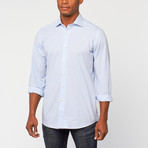 Cotton Slim Fit Dress Shirt // Blue Check (US: 17.5R)