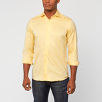 Cotton Slim Fit Dress Shirt // Yellow (US: 16.5R)