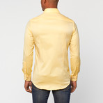 Cotton Slim Fit Dress Shirt // Yellow (US: 16.5R)