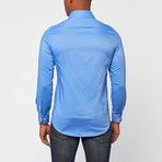 Cotton Slim Fit Dress Shirt // Bright Blue (US: 15R)