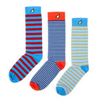 Stripes + Triangles Sock Pack // Set of 3