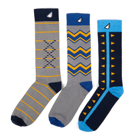 Zig Zag + Tres Equis Sock Pack // Set of 3