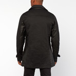 Deacon Double Breasted Pea Coat // Charcoal (S)