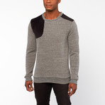 Richmond Fleece Crewneck // Heather Black (S)