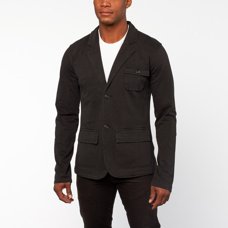 Tripwire Knit Blazer // Black (S)