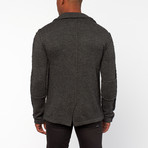 Luther Double Breasted Sweater // Heather Black (S)