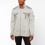 Mangus Full-Zip Sweater // Heather Grey (S)