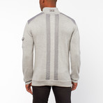 Mangus Full-Zip Sweater // Heather Grey (S)