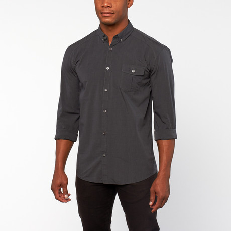 Tisdale Button-Up Shirt // Black (S)