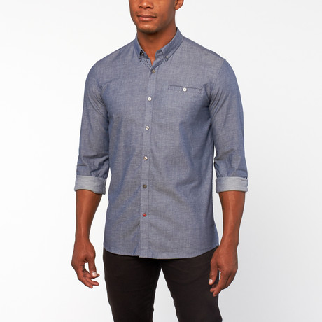 Shefield Yarn Died Shirt // Blue (S)
