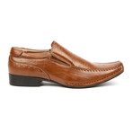 Textured Dress Loafer // Brown (US: 8.5)