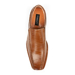 Textured Dress Loafer // Brown (US: 8.5)