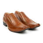 Textured Dress Loafer // Brown (US: 8.5)