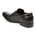 Textured Dress Loafer // Black (US: 8.5)