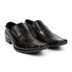 Textured Dress Loafer // Black (US: 8.5)