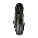 Textured Dress Loafer // Black (US: 8.5)