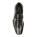 Dress Loafer + Buckle Strap // Black (US: 8.5)