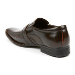 Buckle Strap Loafer // Dark Brown (US: 7)