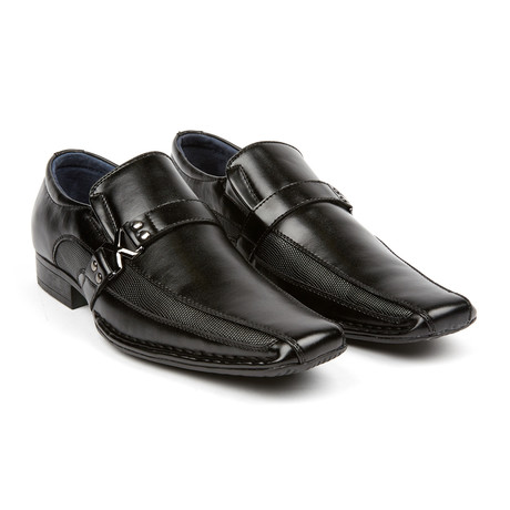 Buckle Strap Loafer // Black (US: 7)