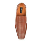 Lizard Print Loafer // Cognac (US: 9.5)