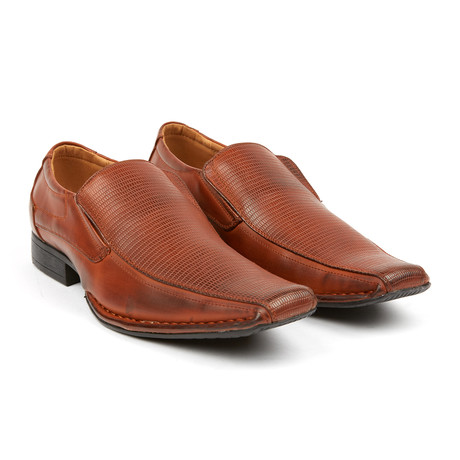 Lizard Print Loafer // Cognac (US: 7)