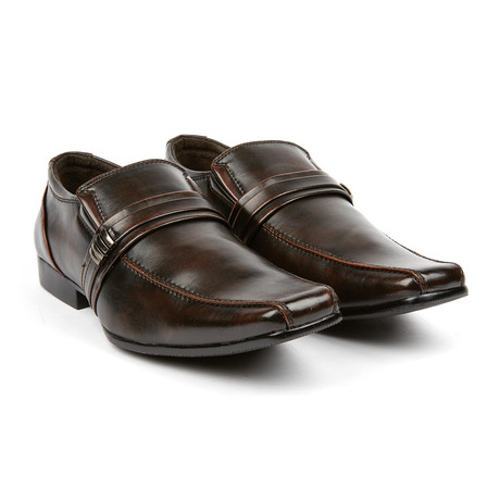 Dress Loafer + Buckle // Dark Brown (US: 7)