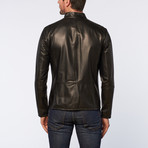 Ivan Reversible Lamb Leather Jacket // Black (S)