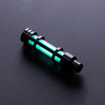 Glow Fob // Aluminum // Black Housing (Green Glow)