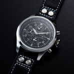 Air Blue Charlie World Time + Alarm Pilot Quartz // CHARLIEWTSS