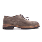 Edisson Suede Brogue Derby // Caribou (Euro: 41)