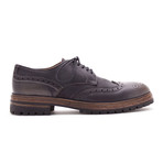 Edisson Leather Brogue Derby // Pesca Wash Black (Euro: 44)