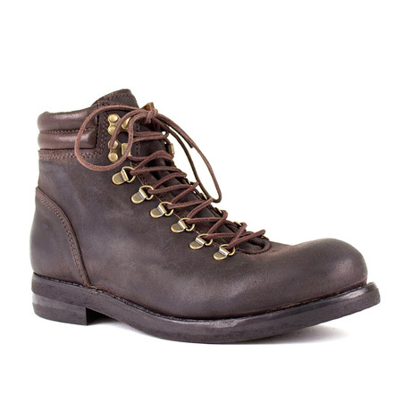 Houston Leather Boot // Split Coupe Brown (Euro: 39)