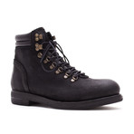 Houston Leather Boot // Split Coupe Black (Euro: 40)