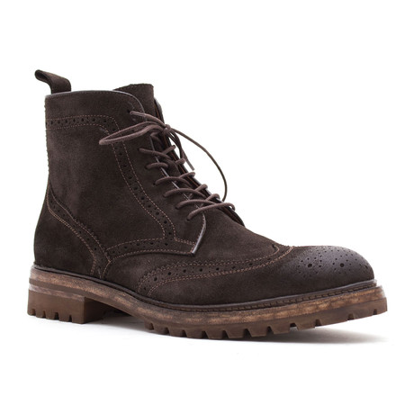 Brume Suede Brogue Boot // Vesuvio Ebony (Euro: 39)