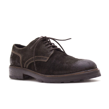 Robert Suede Derby // British Dark Brown (Euro: 39)