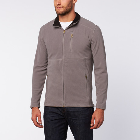 Micro Fleece Zip Jacket // Grey (S)