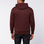 Micro Fleece Hoodie // Burgundy (M)