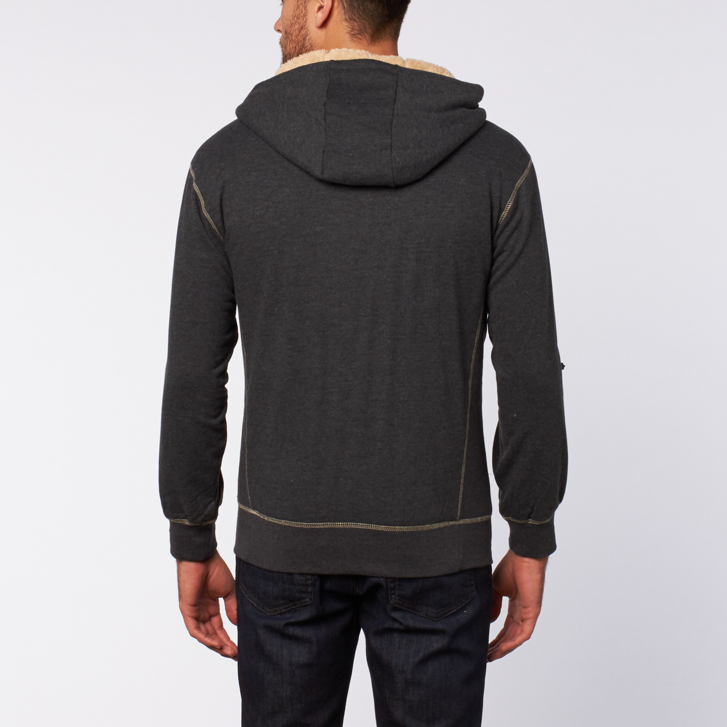 Hooded Sherpa Fleece // Charcoal (S) - Stanley - Touch of Modern