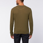 Thermal 3 Button Henley // Winter Moss (S)