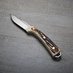 Trophy Drop Point Stag Handle by Russs Kommer