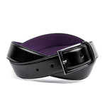 32mm Tabbed Dress Belt // Black (32)
