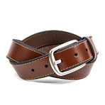 35mm Burnished Casual Belt // Brown (32)