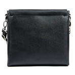 Saffiano Mini Messenger Bag // Black