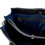 Saffiano North + South Tote // Black