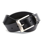 35mm Cut Edge Belt // Black (32)