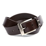 35mm Cut Edge Belt // Brown (32)