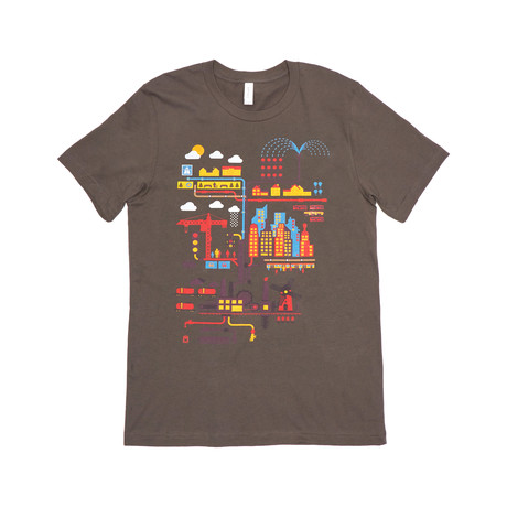 Industrial Ecology Tee // Sutten Windmill + Asphalt (XL)